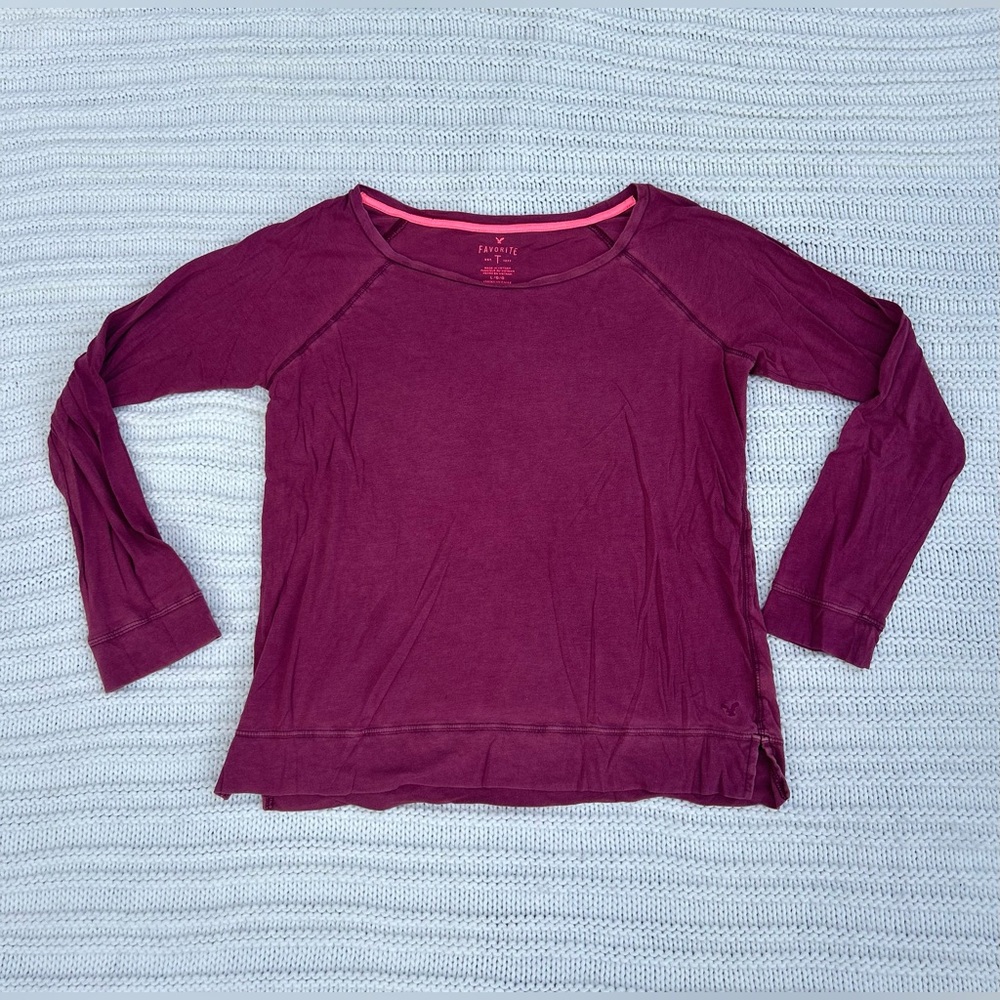 American Eagle, Pink Long Sleeve, Size L